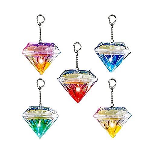 Sunboia Luces solares de jardín,5 unidades de luces solares para colgar con diamantes RGB,7 colores cambiantes,lámparas decorativas para patio,jardín,árbol,pasarela,césped,patio,valla,cubierta