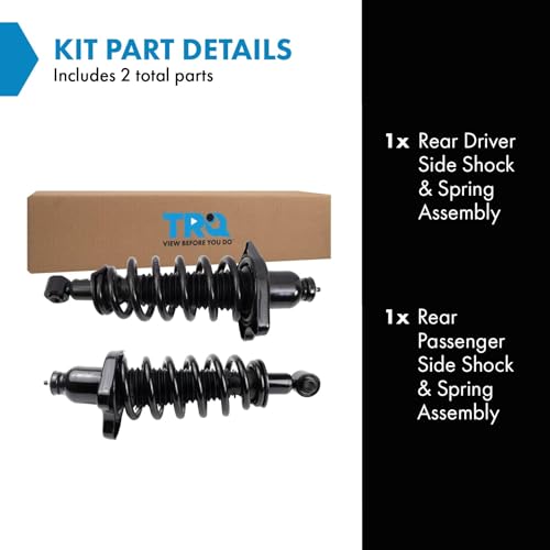 Image of TRQ Rear Shock Spring Assembly Compatible with 2016-2022 Honda Pilot