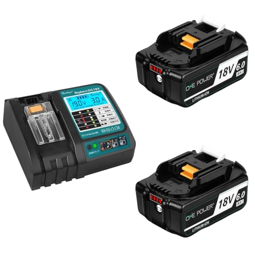 Amazon.co.jp: マキタ 18V バッテリー 充電器セット 6.0Ah BL1860B