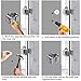 3-H Mop and Broom Holder Big Size Hanging 1 KG Extra,10 Pack Broom Hanger Wall Mount for Hanging and Organizing Shove Rake Yard Tools in Kitchen Shed Laundry Room Bathroom Garden(Grey)