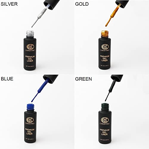 Set de 12 delineadores en gel Christrio Premium miniatura 4