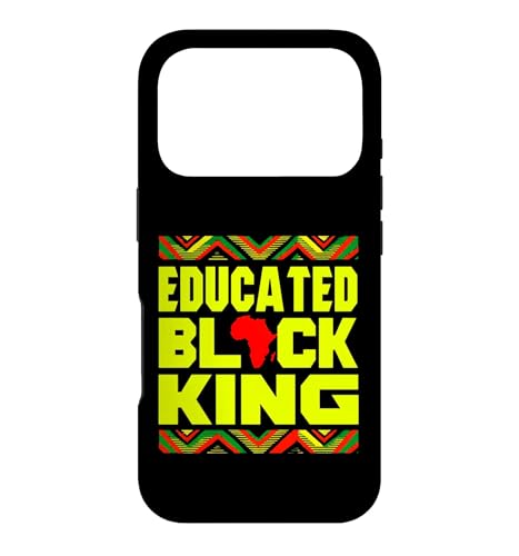 Educated Black King African Pride Empowerment Graphic �X�}�z�P�[�X iPhone 17 Pro �p
