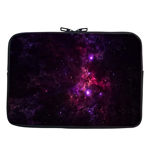 Image of TheSkinMantra Chain Laptop Sleeve Bag Compatible with Laptop /Macbooks /Chrombook /Notebook /Zbook (11.6 Inch [Chain], Pink Galaxy)