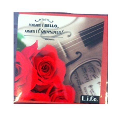 BIGLIETTO AUGURI AMORE HALLMARK cm 8,5x8,5 Mini