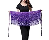 Produit chimique : aucun Robe de danse de salon sans manches pour femme - Costume une pièce latine Rumba Tango Cha Cha - Spectacle d\'événement, violet, Taille unique