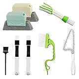 Openfly Hand-held Groove Gap Cleaning Tools - 8 PCS Window Groove Cleaning Brush Tool, Window or...