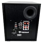 Rockville Rock Shaker 10 Black, 10" Powered Subwoofer, 600W, Deep Bass, Class-D Amp, RCA Inputs, Perfect for Home Theater & Studio - Image 5