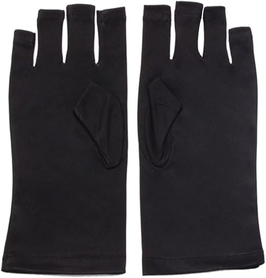 VOLLUCK 1 Pairs AntiUV Shield Glove, UPF50+ Fingerless UV Protection