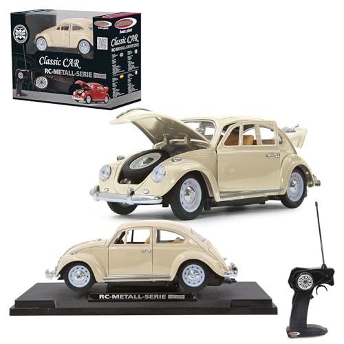 Jamara VW Käfer Vehículos De Control Remoto, Crema/Blanco (405111)