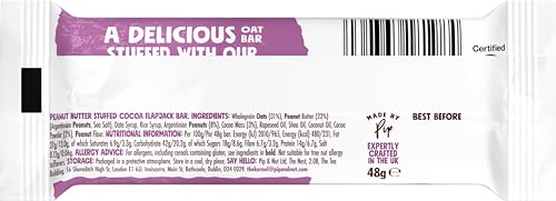 Pip & Nut Peanut Butter Stuffed Oat Bar Variety Pack 15 x 48g - Image 5