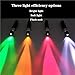 LED Fiber Optic Whip, Optical Pixel Light-up Whips, Monochromatic Light Source, 3 Light Effects, USB Rechargeable, Flow Toy Perfect for Dance, Parties, Internet Celebrity Live Broadcast Room