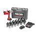 RIDGID RP 340-B Press Tool Kit - 43358 Hydraulic Crimping Tool With ProPress Tool Jaws - PureFlow, MegaPress, Standard Series Jaws and Rings Compatible (Cordless)