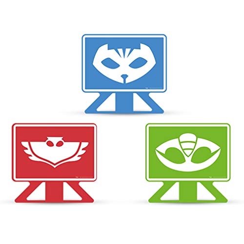 Decoração de Mesa PJ Masks - 6 Itens