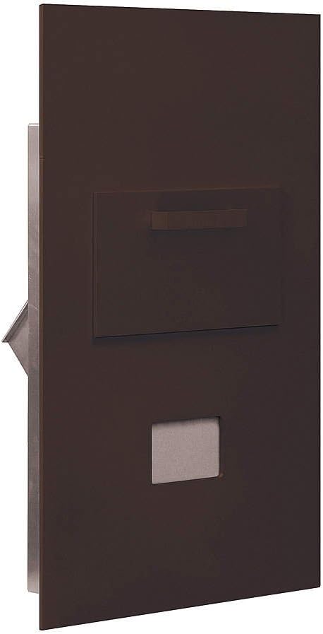 Salsbury Industries 3600C6-ZRU Collection Unit for 6 Door High 4B-Plus Units Rear Loading USPS Access Mailbox, Bronze