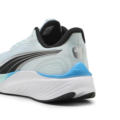 PUMA Unisex Pounce Lite Straßenlaufschuh, Sea Glass Mint Melt Speed Blue, PUMA Schwarz, 38 EU