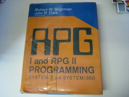 Report Program Generator I and Report Program Generator II Programming ...