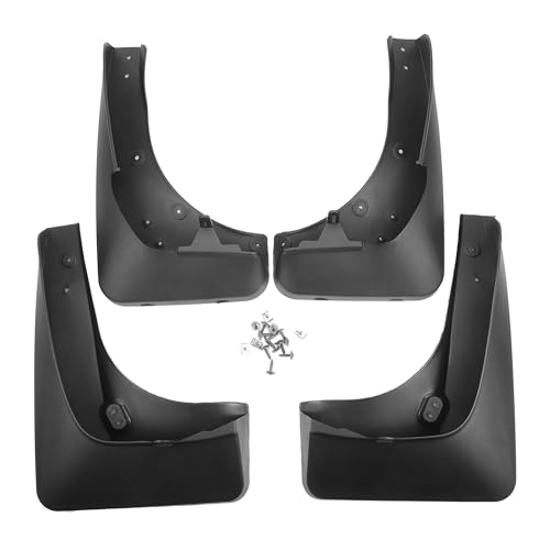 Image of Mud Flap Splash Guard with Mount Accessories for BMW X5 Sport Utility E70 Series 2008-2013 / Front & Rear Side Mud Guards /Durable / 1 Set