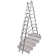 Krause Corda Vielzweckleiter 3×10 Sprossen aus Aluminium