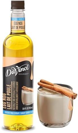 DaVinci Gourmet Sugar-Free Egg Nog Syrup, 25.4 Fluid Ounces (Pack of 1)
