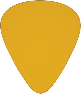 Púas de guitarra de color amarillo mostaza, paquete de 12 unidades, para guitarra acústica, guitarra eléctrica, ukelele