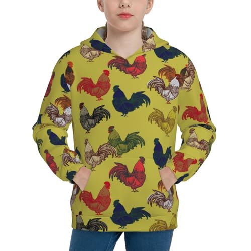 Calendar Kid Hoodies Boys Sweatshirts Girls Pullover with Pocket