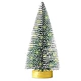 arbol navidad oficina ❆ REALISTA Y FESTIVO ❆ Las ramas artificiales tienen un aspecto ultra realista. El árbol de Navidad tiene luces LED a pilas! La altura es de 25 cm. NOTA: las pilas no están incluidas.