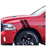 Hood Hash Marks For Dodge Ram 1500 Decals Racing Vinyl Stripes | Truck Accessories | Vinyl Stickers | Custom Graphics