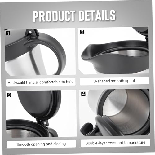 Saucière isotherme en acier inoxydable au design contemporain