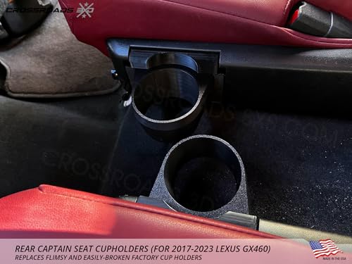 Portavasos Trasero para Lexus GX460 2017-2023 Negro miniatura 6