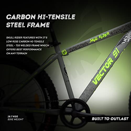 Image of Vector 91 Skullrider 26T Single Speed Hybrid Bike (Ideal for: 12+ Years, Brake: Disc)