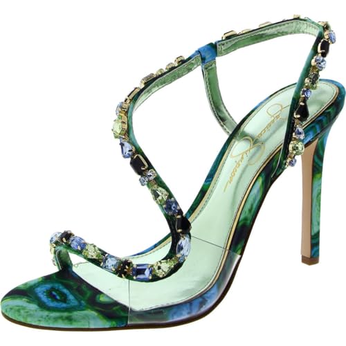 Image of Jessica Simpson Jaycin Embellished Heeled Sandals