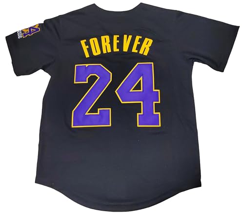 BRFOX Camisa masculina Legend 8 24 Movie Baseball Jersey uniforme esportivo costurado