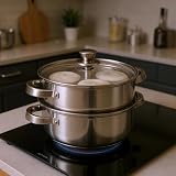 Solimo 2 Tier Steamer (Amazon Brand) — view 3