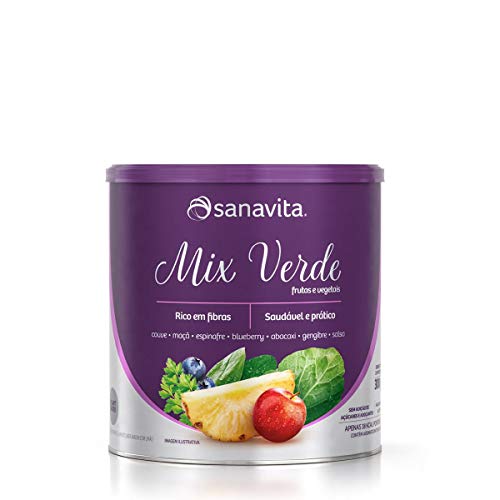 Mix Verde - 300g Frutas e Vegetais - Sanavita, Sanavita