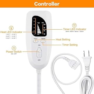 Heating Pad Electric Heat Pad, Hot Heated Pad,Moist Heat Heating Pad Moist and Dry Heat,Multiple Temp and Timer Settings (NavyBlue, 24"X12")