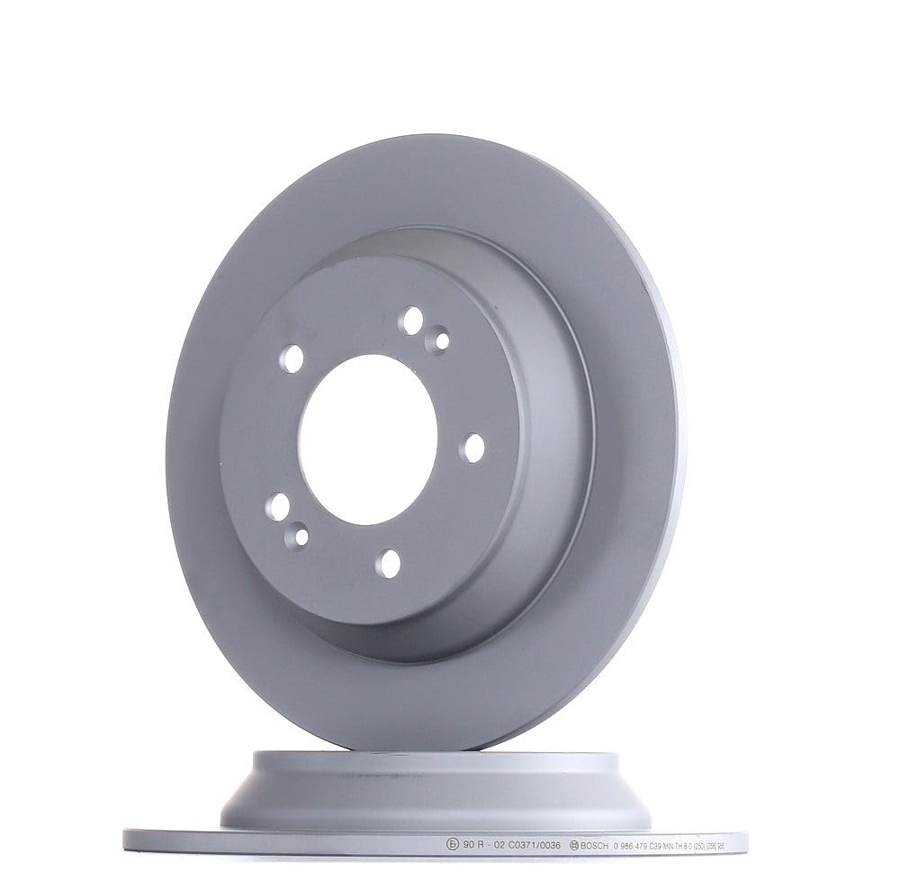 BOSCH 0 986 479 C39, 2 szt Tarcze Hamulcowe tył 284mm