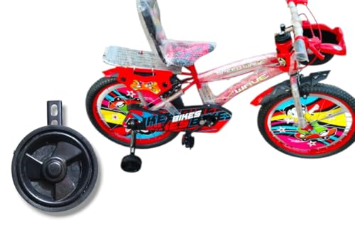 Image of Adjustable Training Wheels for Kids Cycle, Heavy-Duty Steel, Universal Fit for 14T, 16T, 18T, 20T Bikes