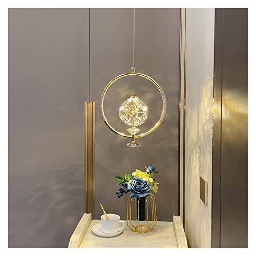 Lustre en cristal LED de luxe RLKHXBS pour une chambre élégante