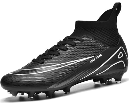 Mufanton Fußballschuhe Herren High Top Spike Cleats Professionelle...