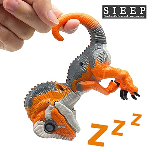 Ulinca Dinosaurs for Boys - Untamed T-Rex - Interactive Collectible Dinosaur Mini for Girls - Ironjaw