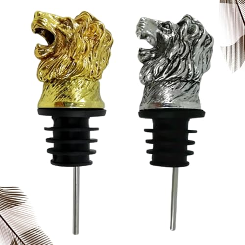 Tapones vertedores de vino de león, ideales para sorprender a los invitados en fiestas en casa 8