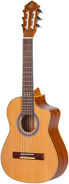 Miniatura 5 de Requinto Series Pro - Guitarra acústica eléctrica de nailon con bolsa