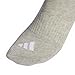 adidas Unisex 3STRIPES CUSHIONED SPORTSWEAR CREW SOCKS 3 PAIR PACK, medium grey heather/white/black, 40-42