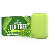 Natouch Antifungal Antibacterial Soap Bar, Tea Tree Bar Soap Skin Fungus Treatment for Face & Body Acne, Athlete’s Foot, Jock Itch, Ringworm, Foot Soap for Men & Women, 4 oz(Pack of 1)
