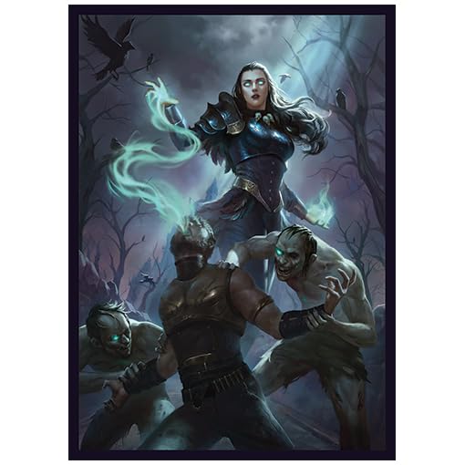 Drain Life - 100 Smooth Matte TCG Card Sleeves (FN77S) - Fantasy North (Standard)