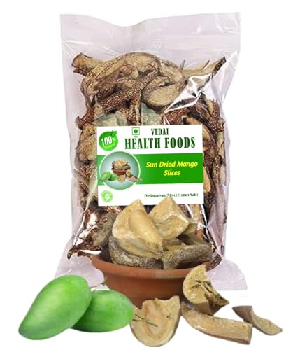 Vedai Health Foods Sun Dried Mango Slices, 200g Mango Vathal (Upp...