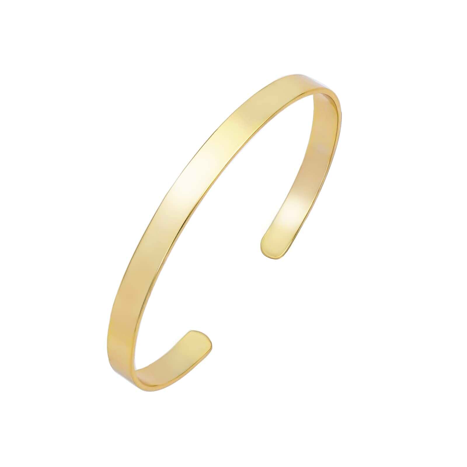 MAIKERDER 14K Gold Adjustable Cuff Bracelet Open Chunky Bangles Cuff Bracelets for Women Non Tarnish Hypoallergenic