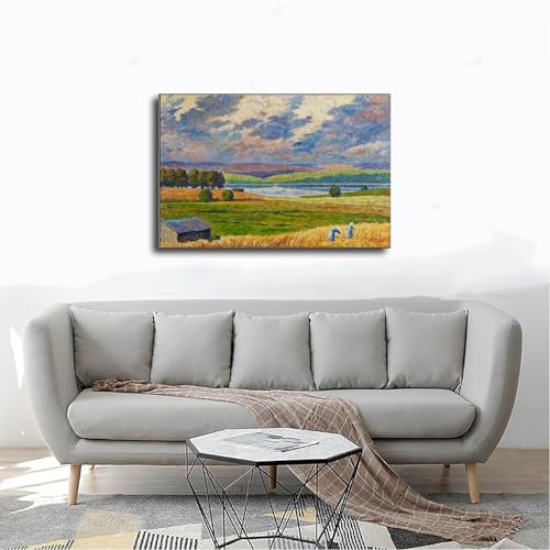 Alfred William Finch Impression de prestige Padasjoki grand format