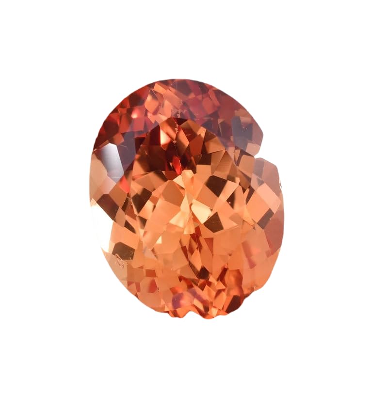 Saphir Padparadscha naturel ovale 17mm pour créer votre bague de fiançailles personnalisée