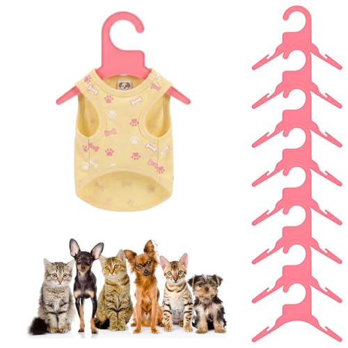 Mini cintres pour vêtements pour chien rose pour dressing impeccable